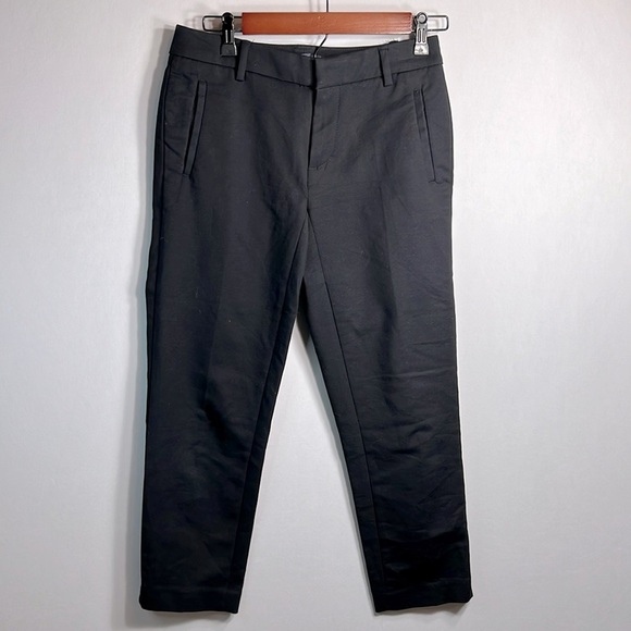Tommy Hilfiger Stretch Slim Crop Black Pant size 0 - Picture 1 of 10